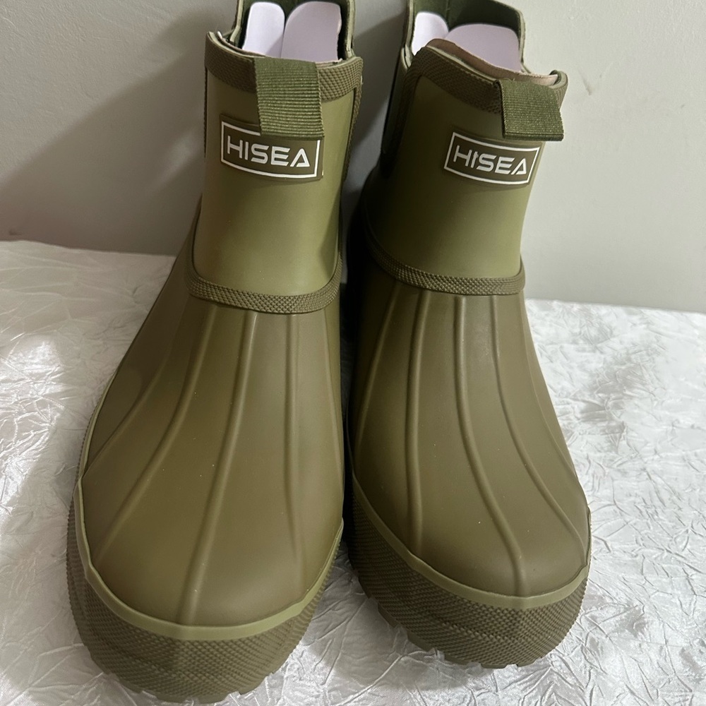 Sea Olive Green Outdoor Boots
